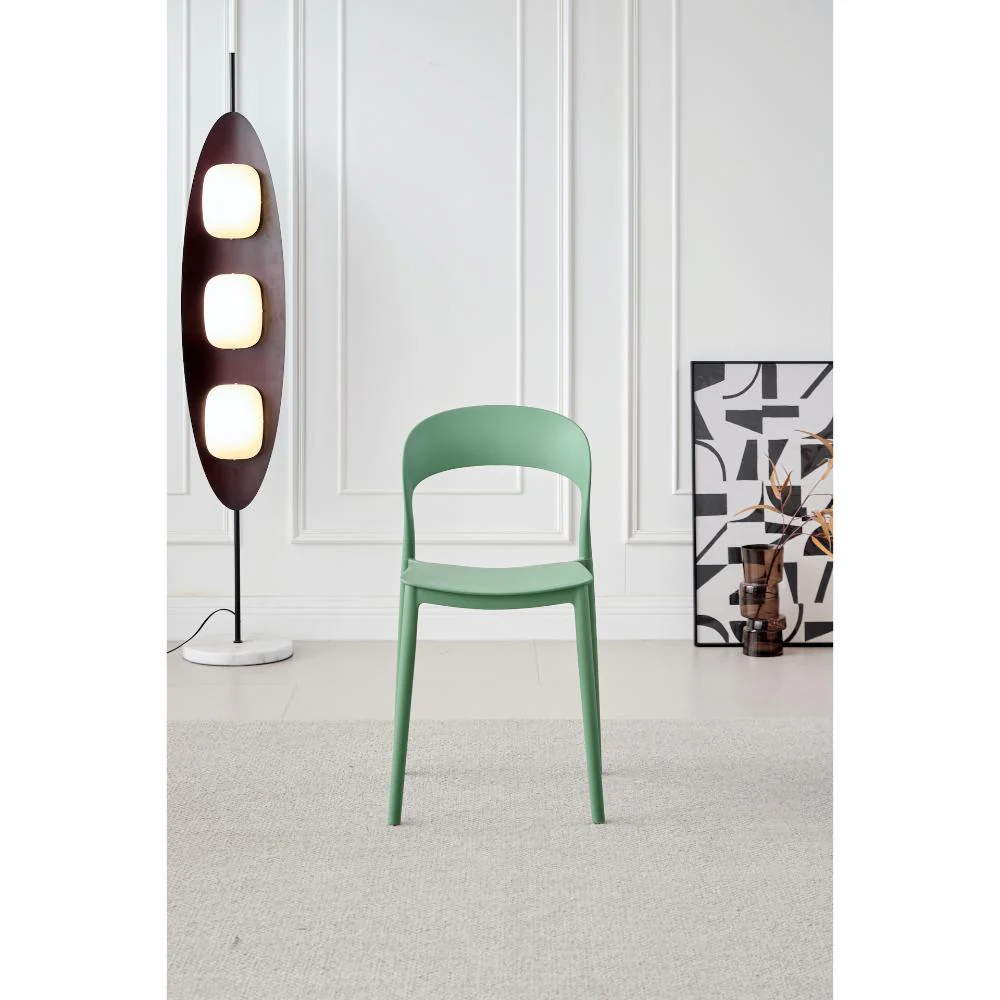 SILLA PATRICK, COLOR VERDE OLIVA, CON ESPALDAR Y DISEÑO MODERNO X4 - Image 3