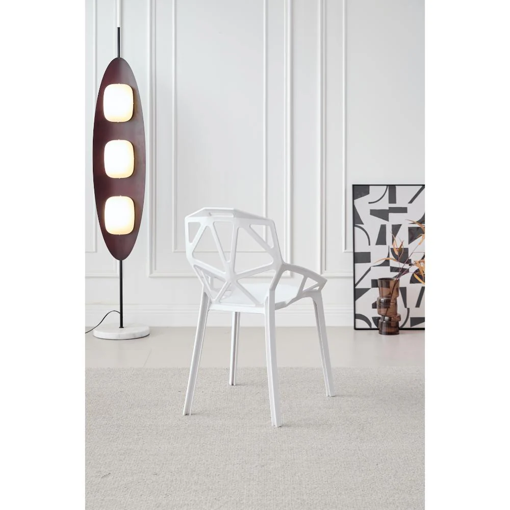 SILLA ROXY, COLOR BLANCO, CON ESPALDAR Y DISEÑO MODERNO X4 - Image 10