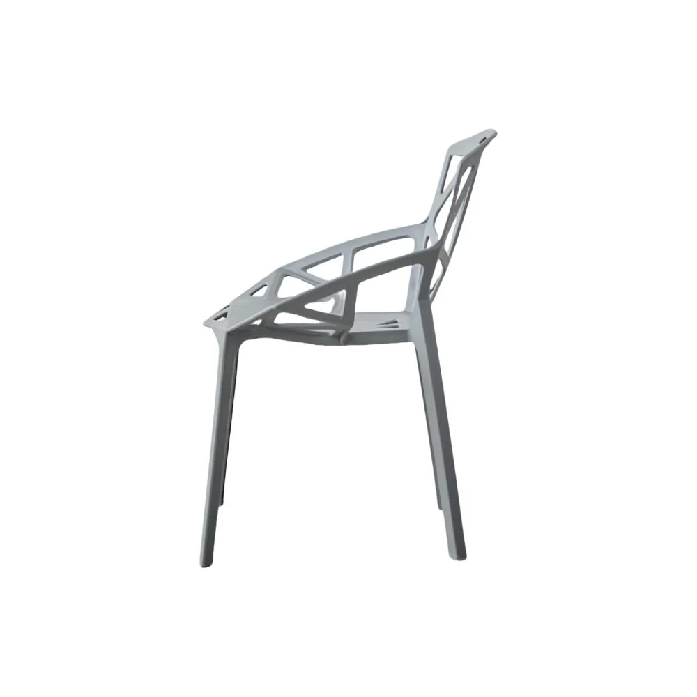 SILLA ROXY, COLOR GRIS OSCURO, CON ESPALDAR Y DISEÑO MODERNO - Image 13