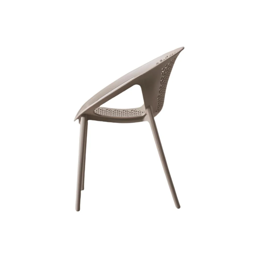 SILLA SELVA CON BRAZOS, COLOR TAUPE, CON ESPALDAR - Image 8