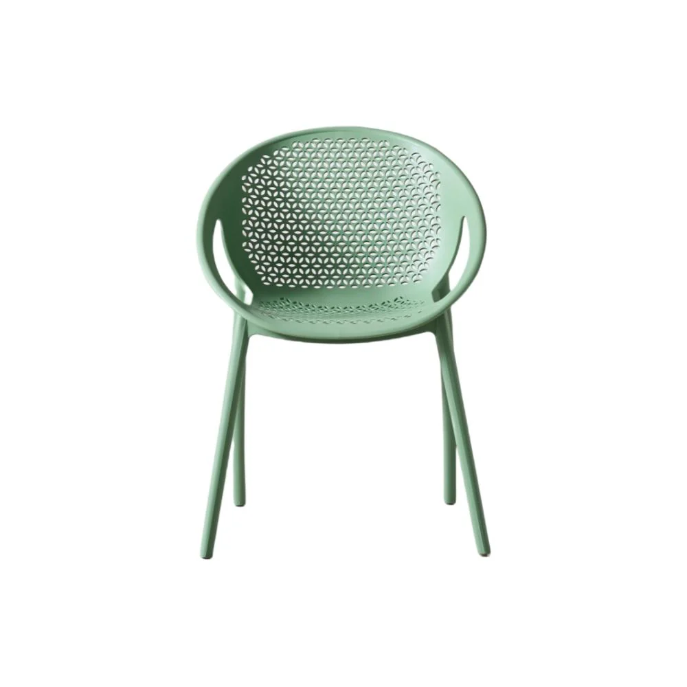 SILLA SELVA CON BRAZOS, COLOR VERDE OLIVO, CON ESPALDAR - Image 7