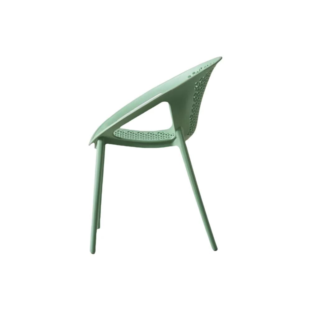 SILLA SELVA CON BRAZOS, COLOR VERDE OLIVO, CON ESPALDAR - Image 8