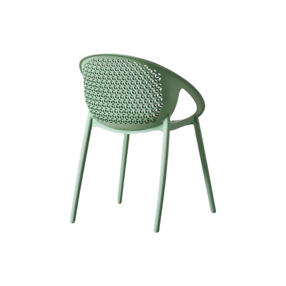 SILLA SELVA CON BRAZOS, COLOR VERDE OLIVO, CON ESPALDAR - Image 9
