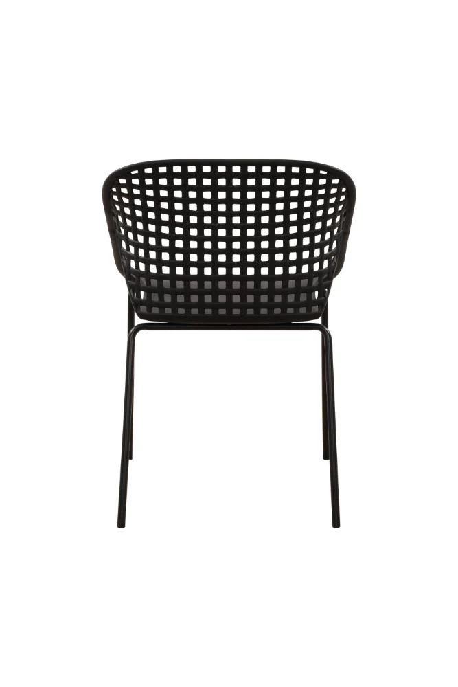 SILLA SENIT CON BRAZOS, COLOR NEGRO, CON ESPALDAR Y DISEÑO MODERNO - Image 3
