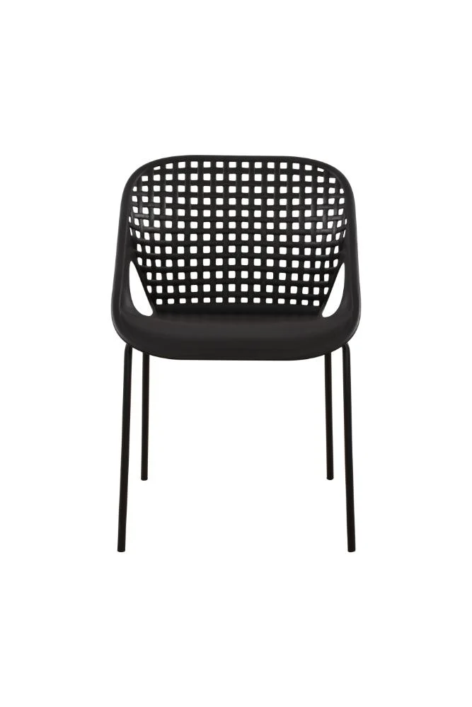 SILLA SENIT CON BRAZOS, COLOR NEGRO, CON ESPALDAR Y DISEÑO MODERNO - Image 4
