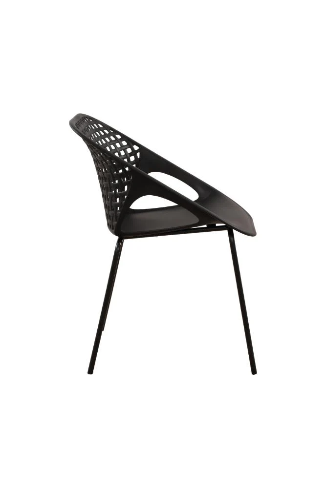 SILLA SENIT CON BRAZOS, COLOR NEGRO, CON ESPALDAR Y DISEÑO MODERNO - Image 5