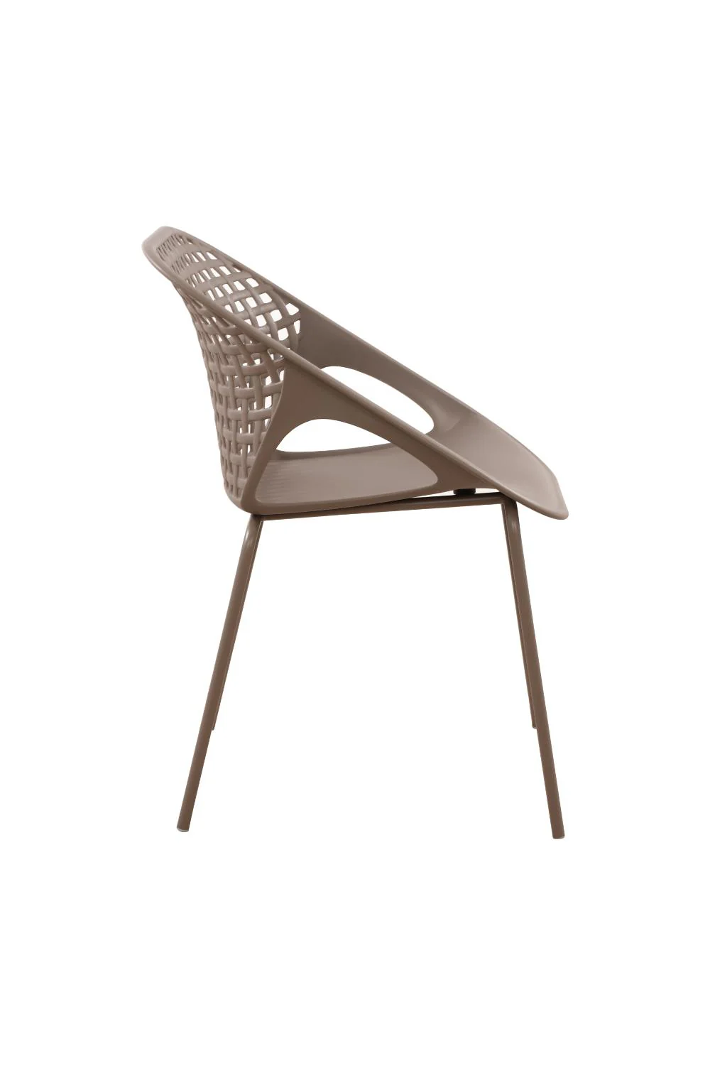 SILLA SENIT CON BRAZOS, COLOR TAUPE, CON ESPALDAR Y DISEÑO MODERNO - Image 5