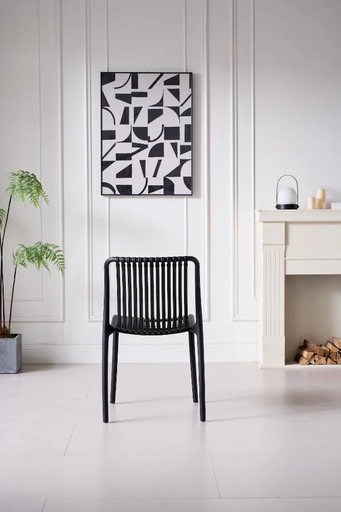 SILLA TERRA, COLOR NEGRO, CON ESPALDAR - Image 6