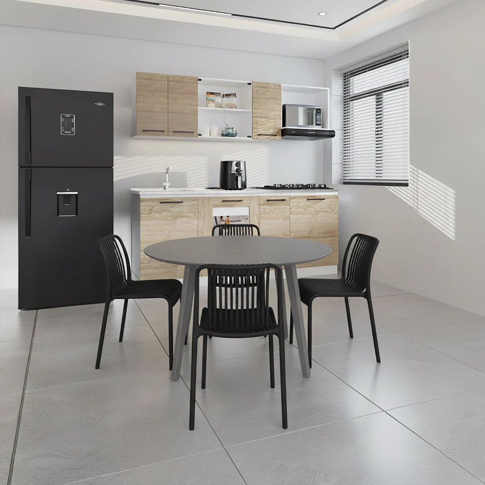SILLA TERRA, COLOR NEGRO, CON ESPALDAR - Image 7