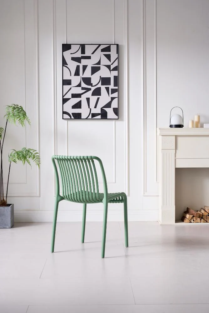 SILLA TERRA, COLOR VERDE OLIVO, CON ESPALDAR - Image 4