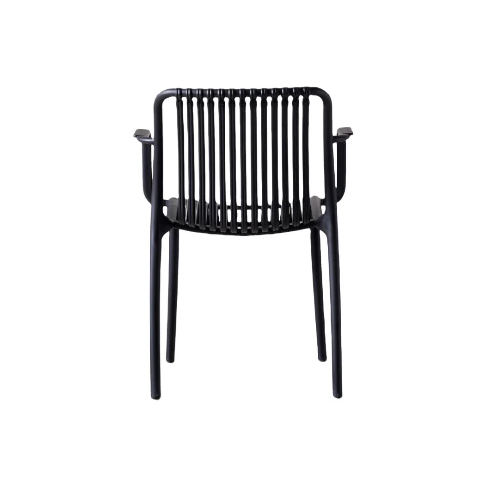 SILLA TERRA CON BRAZOS, COLOR NEGRO, CON ESPALDAR X4 - Image 10