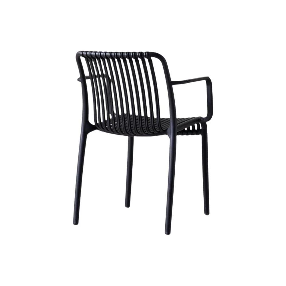 SILLA TERRA CON BRAZOS, COLOR NEGRO, CON ESPALDAR X4 - Image 9