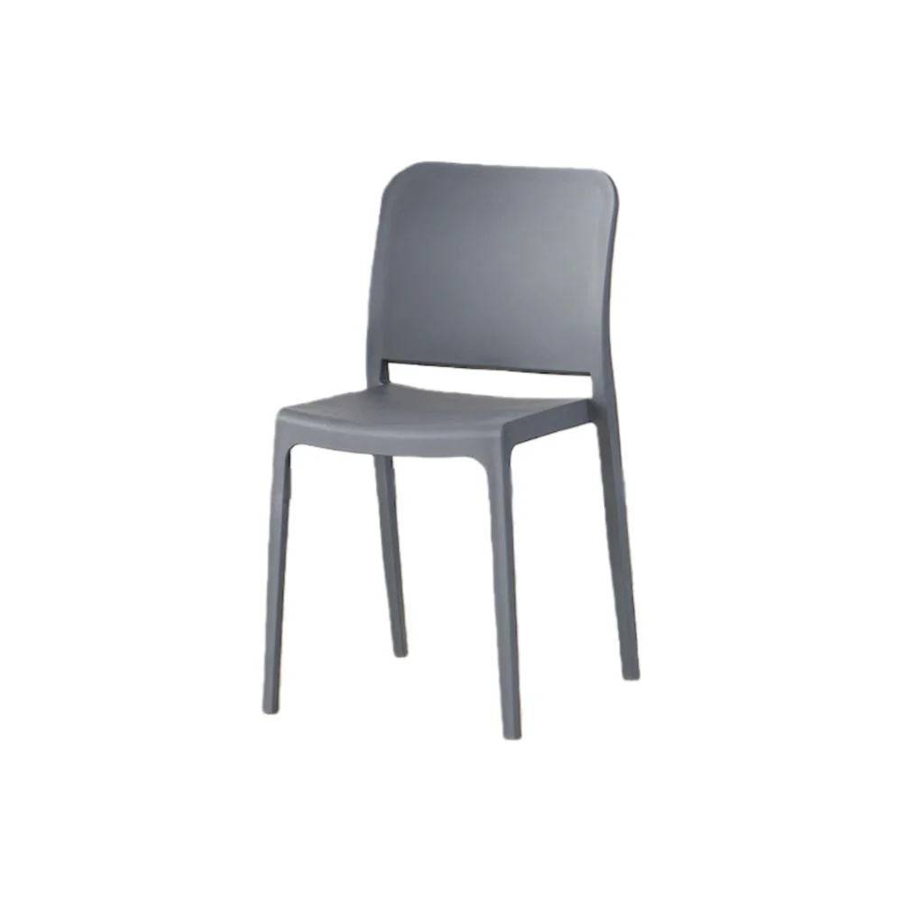 Silla Triveca, Gris oscuro, Con espaldar cerrado y diseño minimalista - Image 7