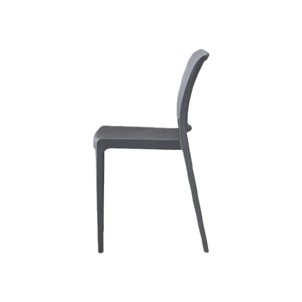 Silla Triveca, Gris oscuro, Con espaldar cerrado y diseño minimalista - Image 9