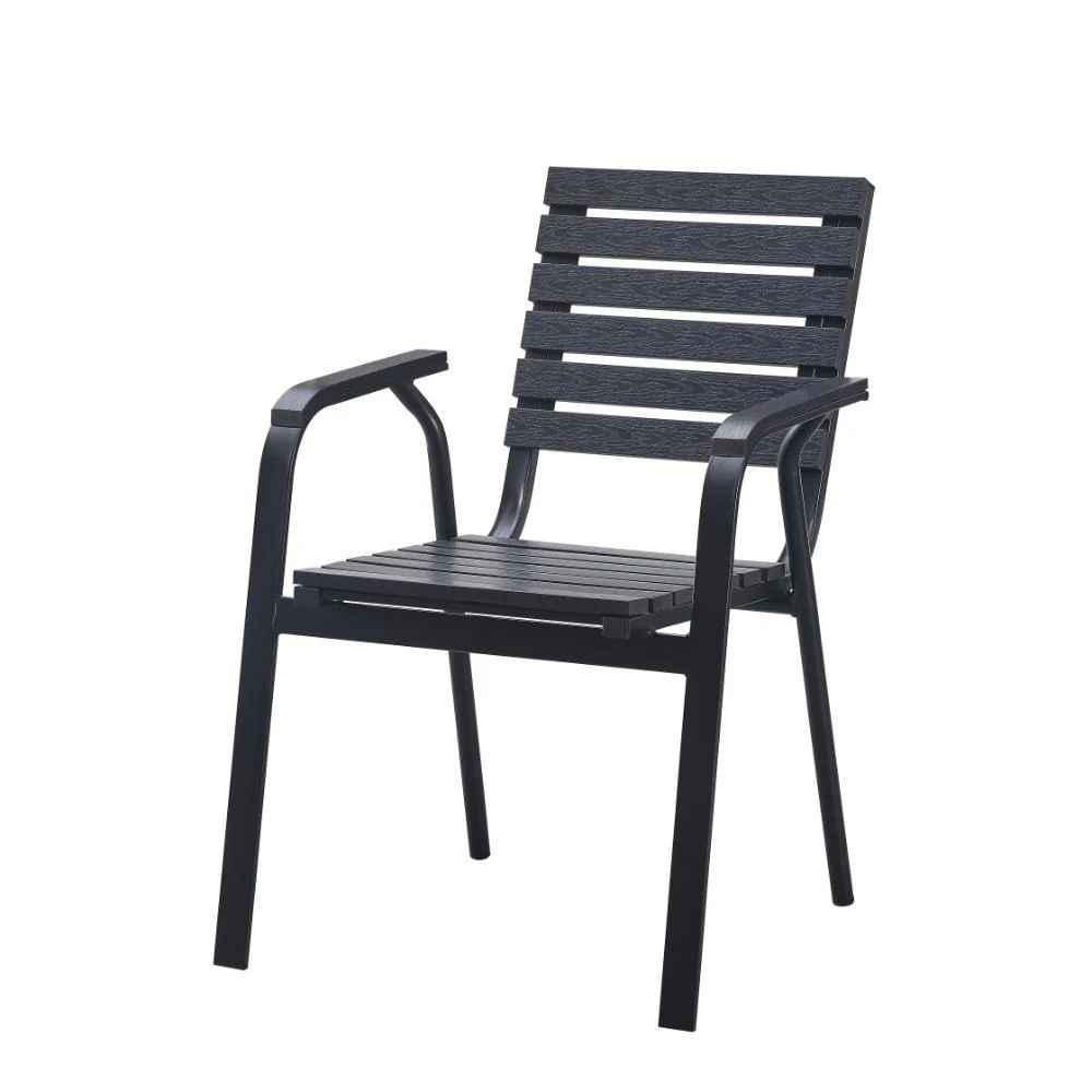 SILLAS COMEDOR EXTERIOR RAPEL NEGRO, CON CÓMODO ESPALDAR X4 - Image 2