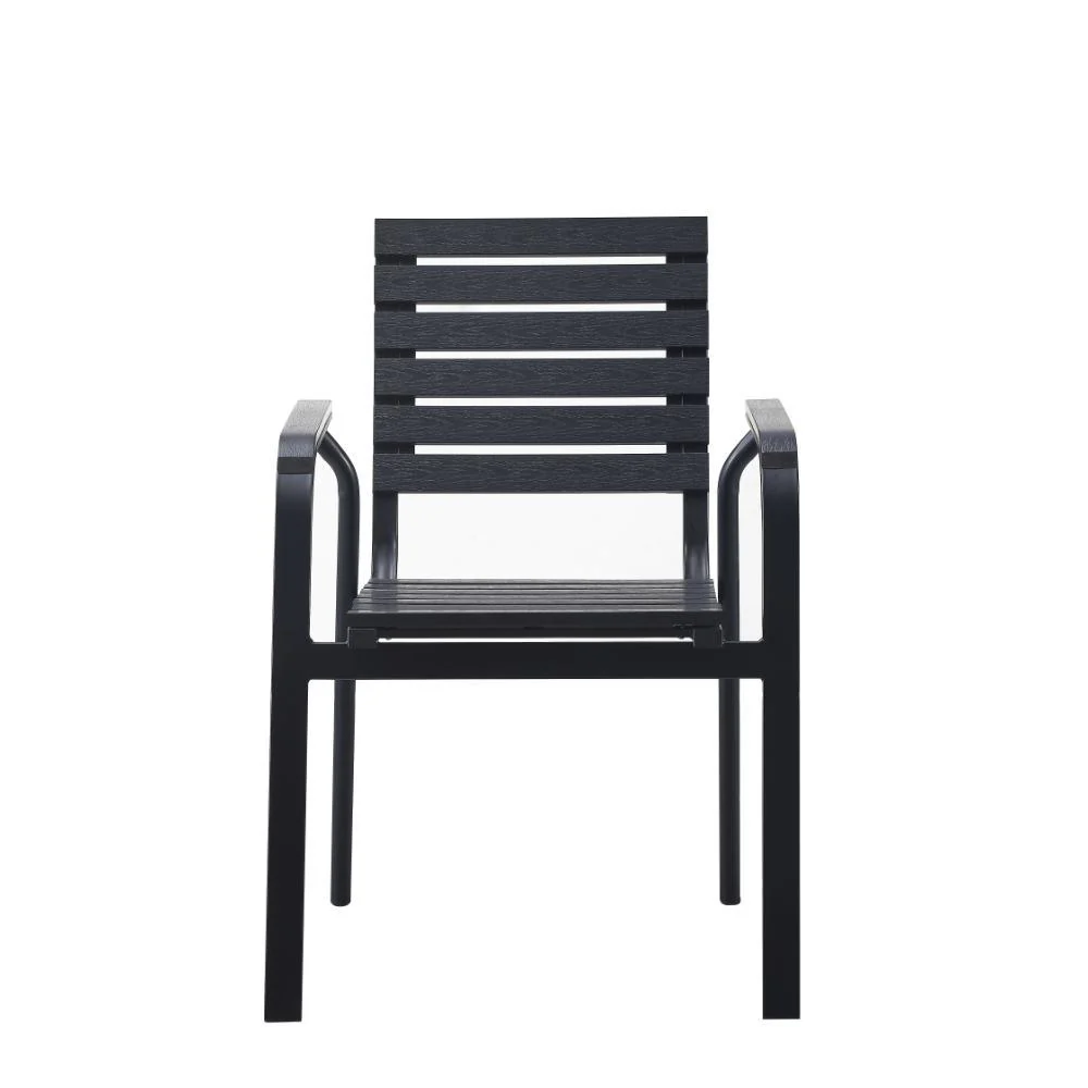 SILLAS COMEDOR EXTERIOR RAPEL NEGRO, CON CÓMODO ESPALDAR X4 - Image 3