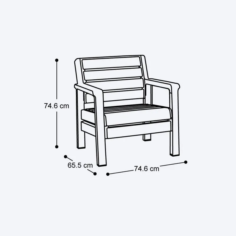 Sillón Barú Gris Cemento - Image 4