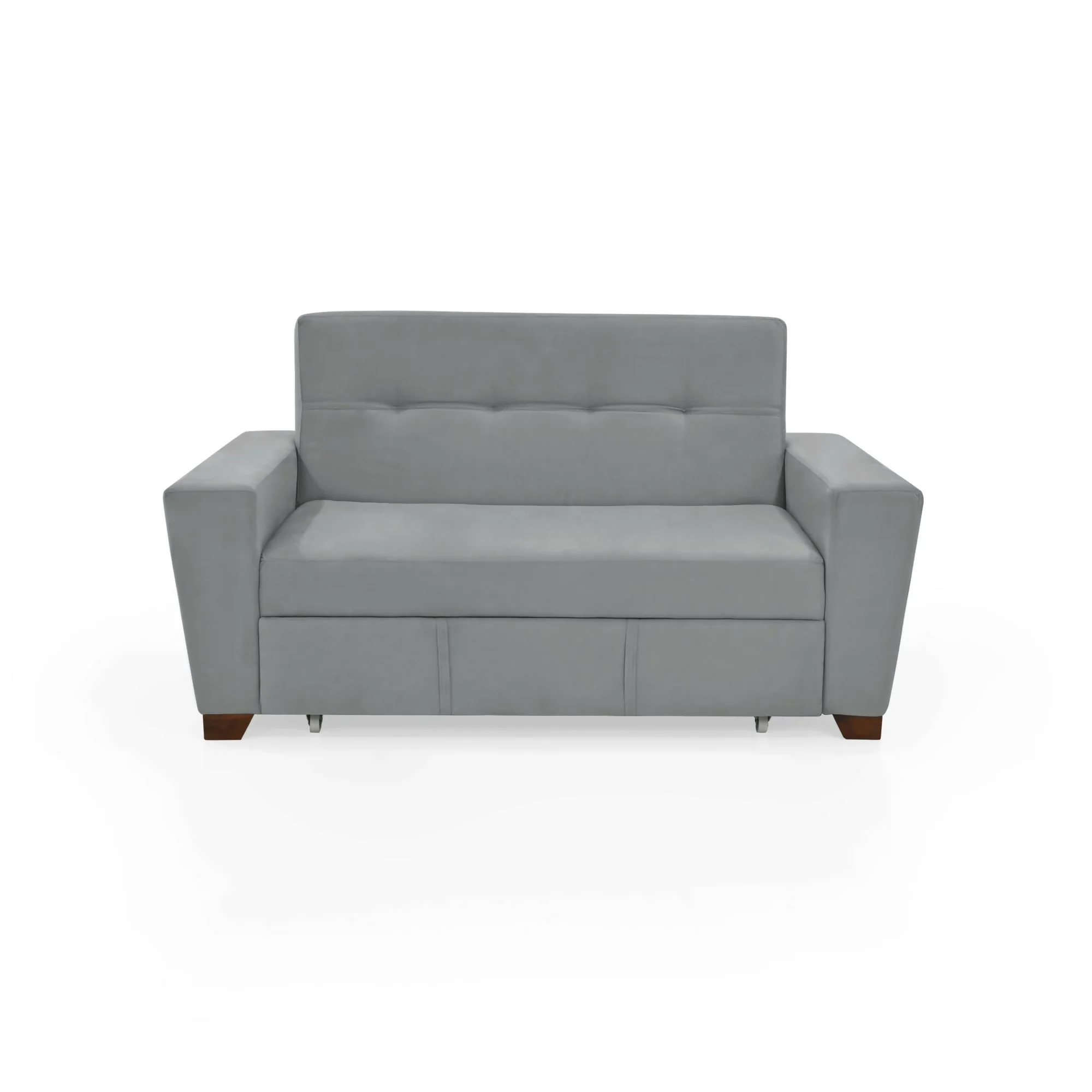 SOFA CAMA 2 PUESTOS HAMBURGO 160X87X86 TELA GRIS
