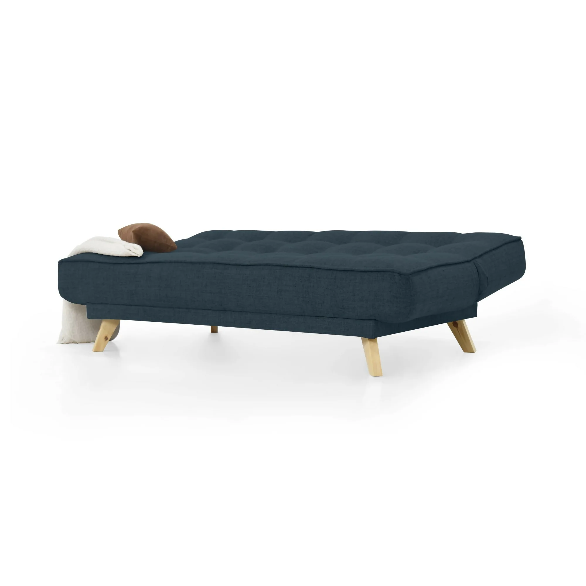 SOFA CAMA 3 POSICIONES GALES 180X90X84 TAPIZADO EN TELA PLOMO - Image 2