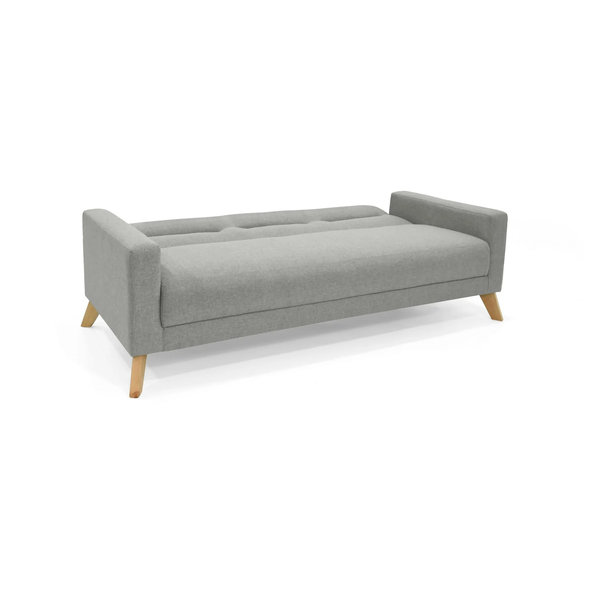 SOFA CAMA 3 POSICIONES SION 206X90X82 TELA PLATA - Image 2