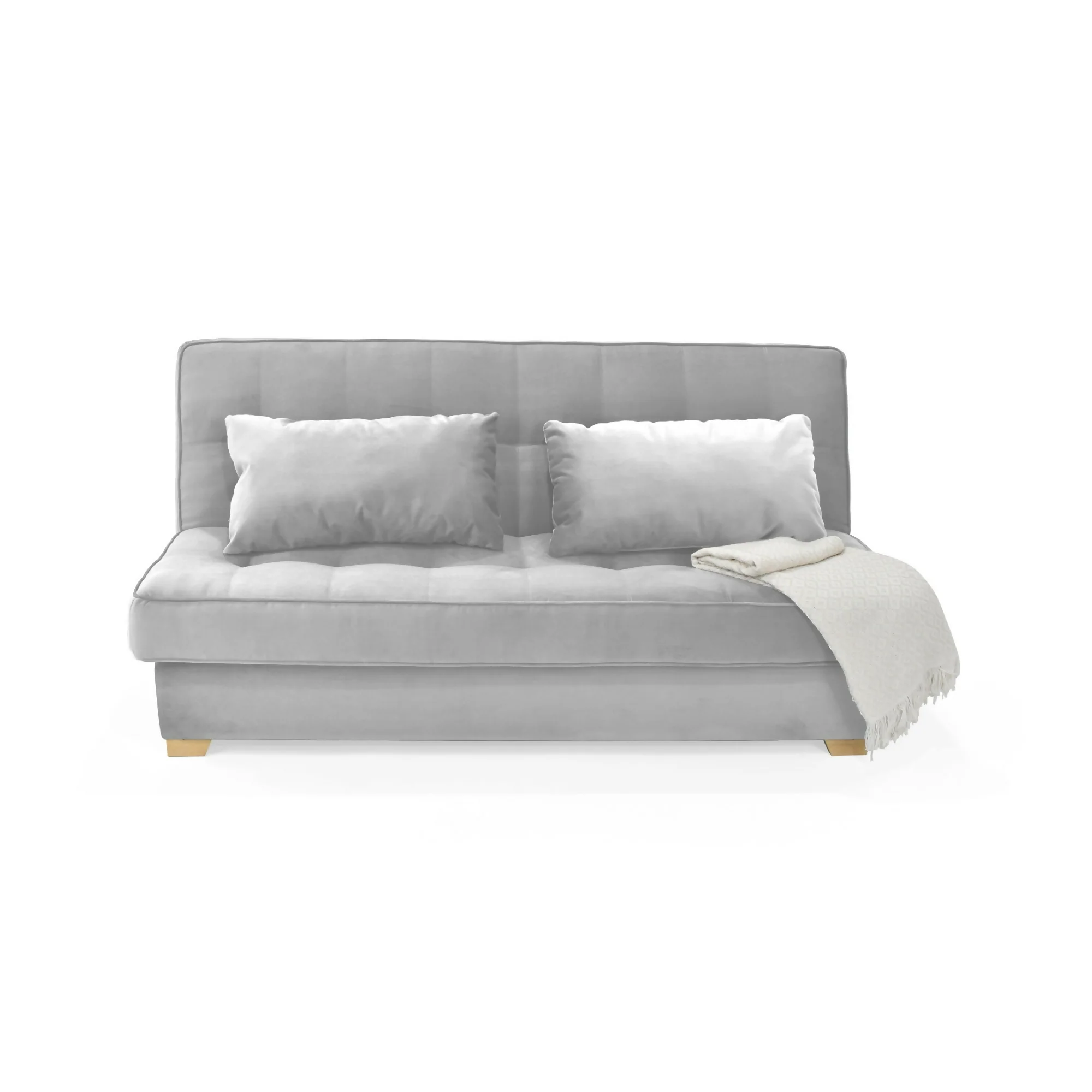 SOFA CAMA CAMBRIDGE 185X90X90 CM CON BAUL TELA PLATA