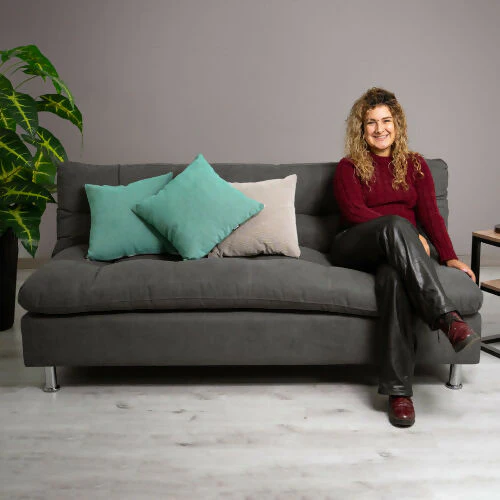 SOFÁ CAMA COMFORT ANTIFLUIDOS GRIS OSCURO - Image 7