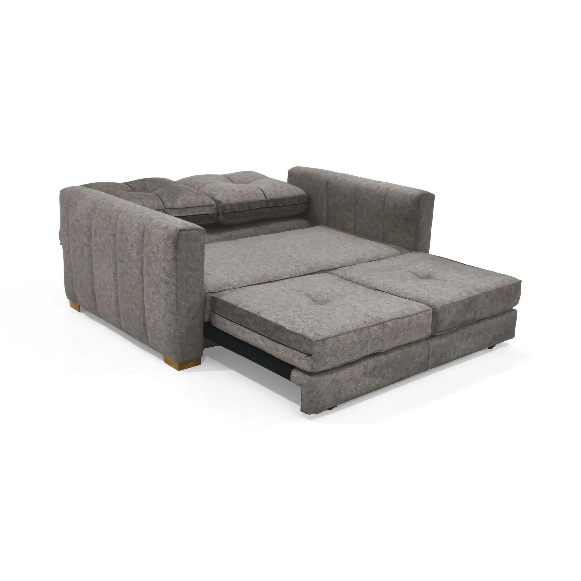 SOFA CAMA DOHA 150X92X87 CM RECLINABLE TELA TAUPE - Image 3