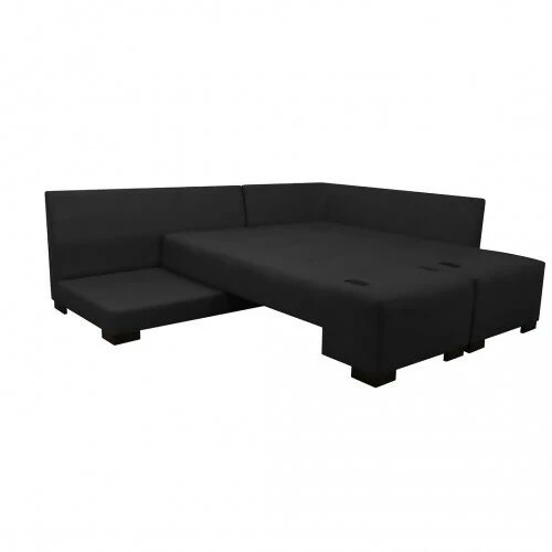 SOFA CAMA EN L STERIMBERG TELA NEGRO - Image 6