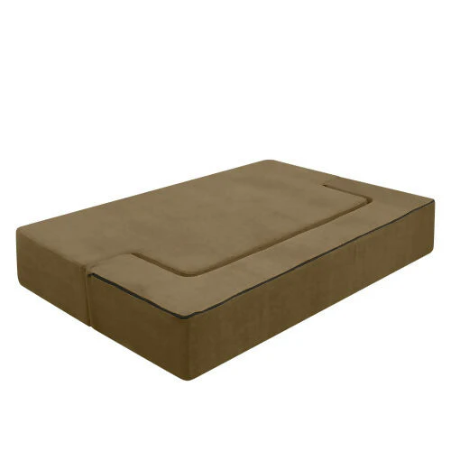 SOFÁ CAMA MANHATTAN ENRROLLADO Y COMPRIMIDO CAFÉ CLARO - Image 8