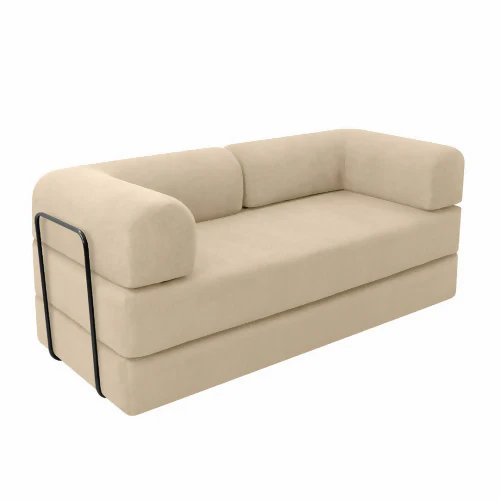 SOFÁ CAMA MIAMI ENROLLADO Y COMPRIMIDO COLOR BEIGE - Image 10