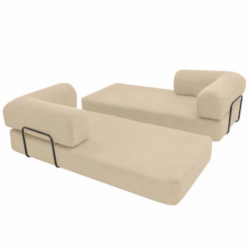 SOFÁ CAMA MIAMI ENROLLADO Y COMPRIMIDO COLOR BEIGE - Image 8