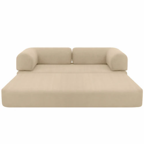SOFÁ CAMA MIAMI ENROLLADO Y COMPRIMIDO COLOR BEIGE - Image 9