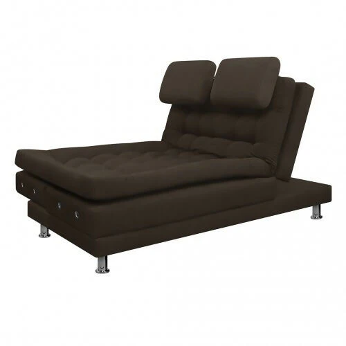 SOFA CAMA MULTIFUNCIONAL EURO 2 PUESTOS CON BRAZOS ANTIFLUIDOS CAFÉ - Image 5