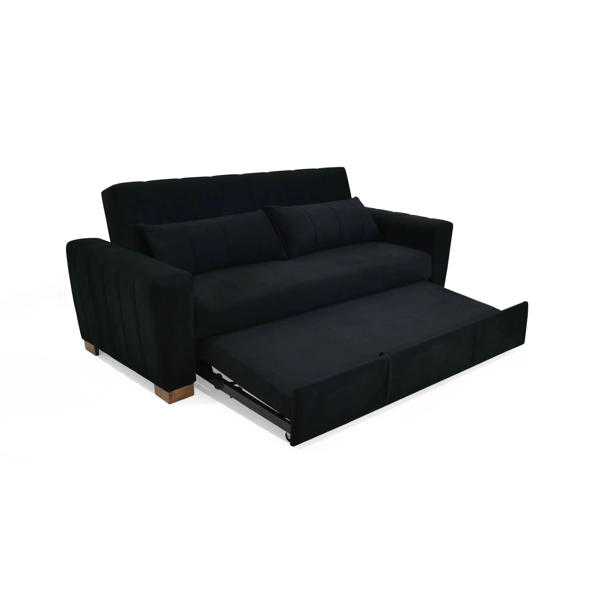 SOFA CAMA RECLINABLE HANNOVER 210X89X85 TELA NEGRO - Image 3