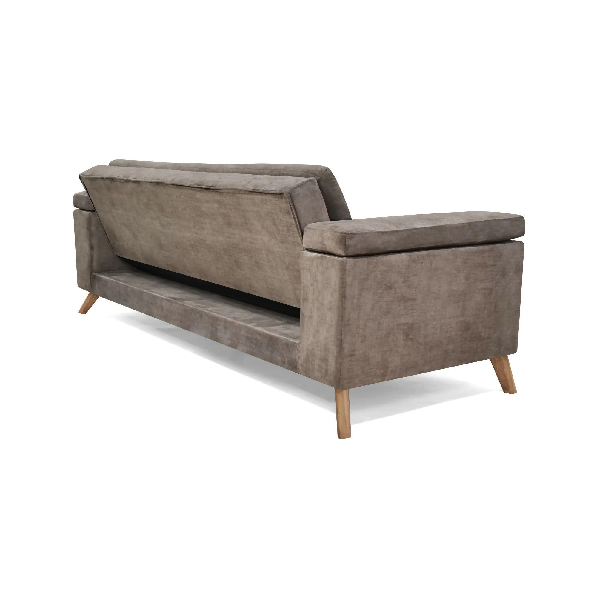 SOFA CAMA RECLINABLE MORETTO 230X86X82 TELA TAUPE - Image 5
