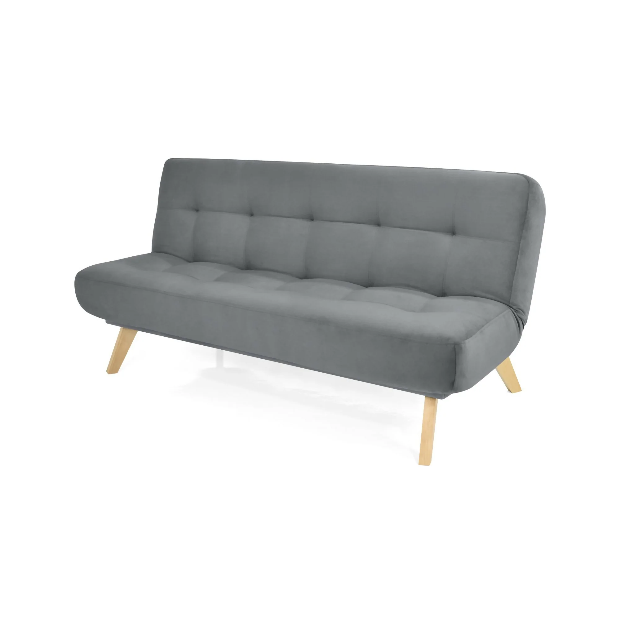 SOFA CAMA RECLINABLE PORTO 182X85X85 TELA GRIS - Image 3