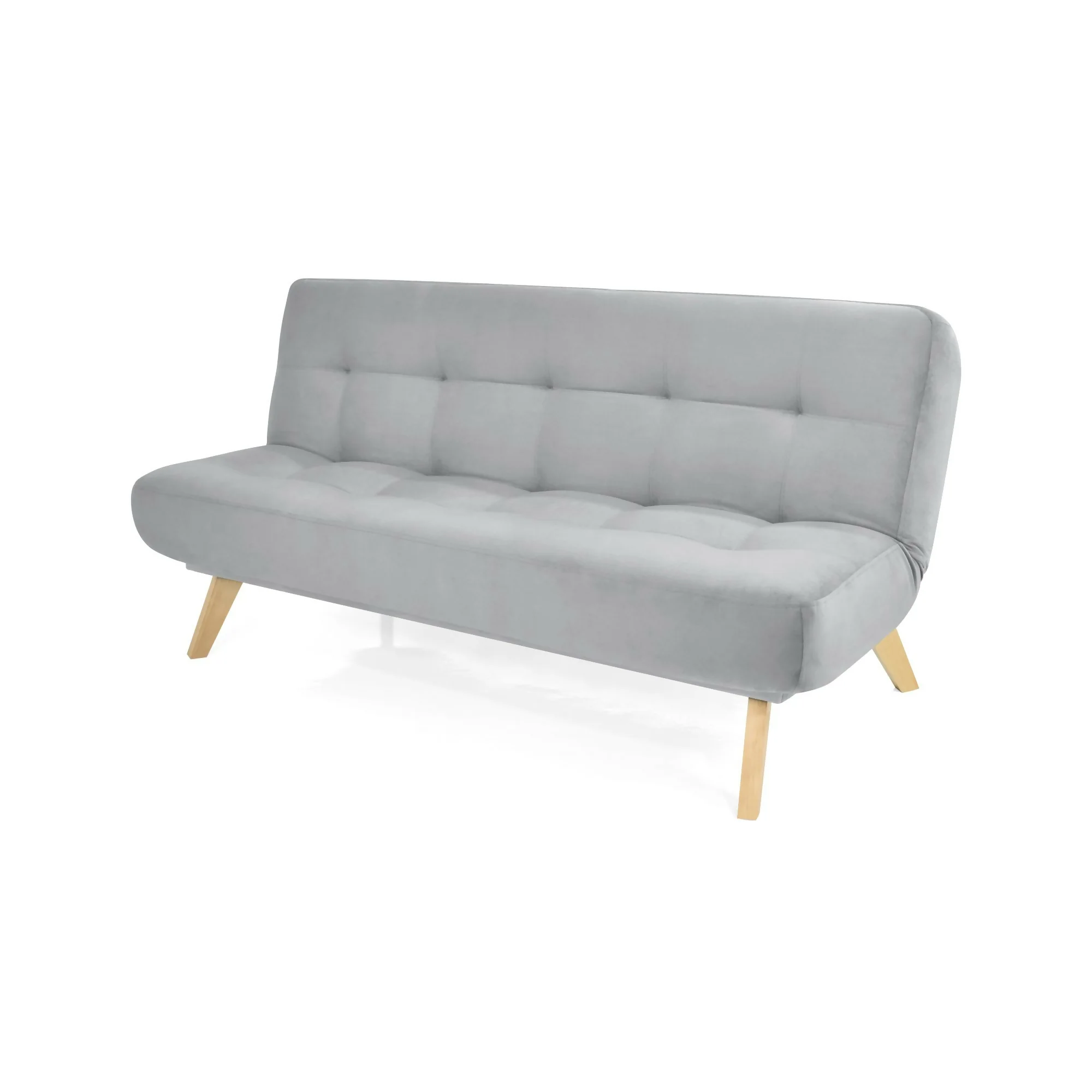 SOFA CAMA RECLINABLE PORTO 182X85X85 TELA PLATA - Image 3