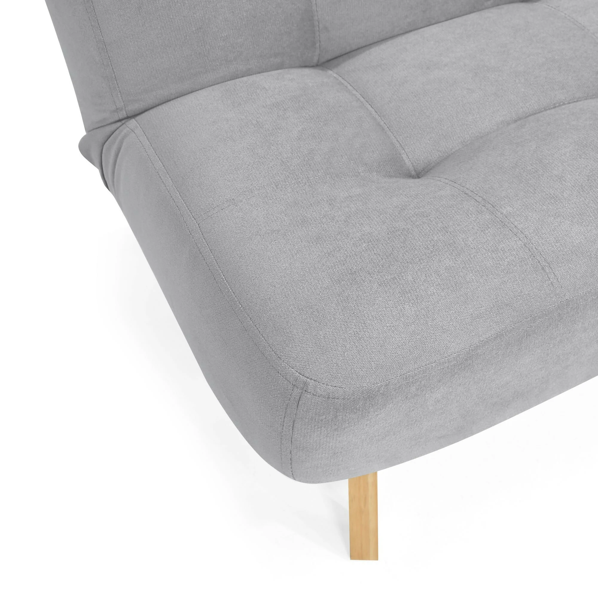 SOFA CAMA RECLINABLE PORTO 182X85X85 TELA PLATA - Image 4