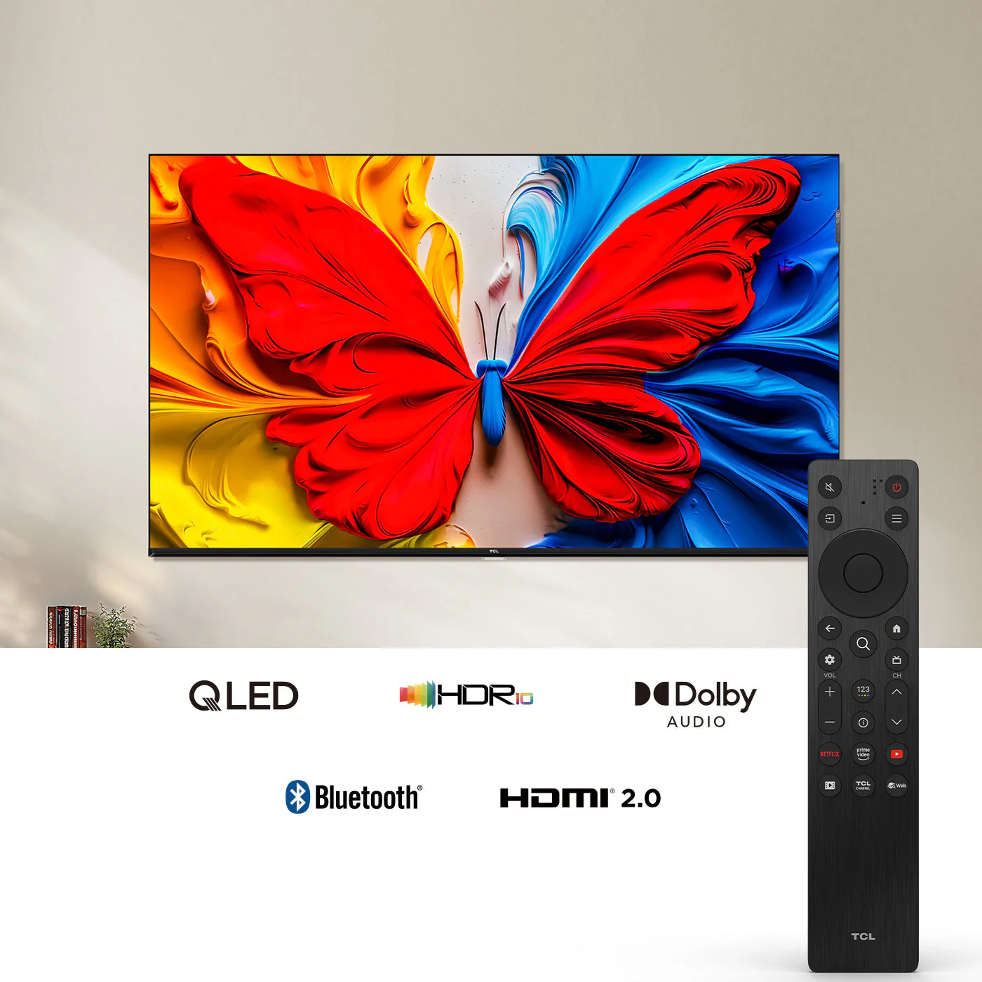 Televisor TCL 32" S5K FHD QLED, Negro - Image 3