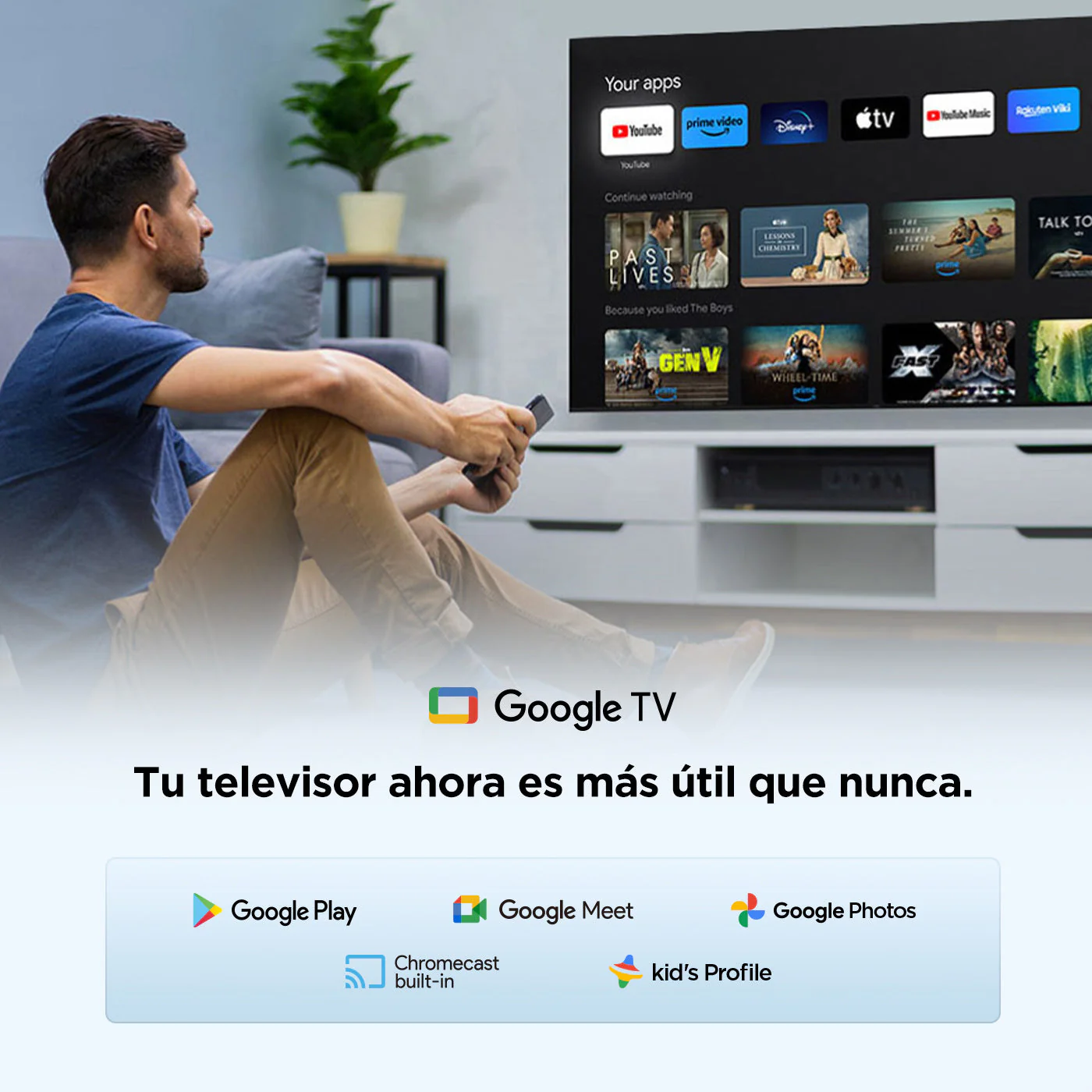 Televisor TCL 50" S5K FHD QLED, Negro - Image 8