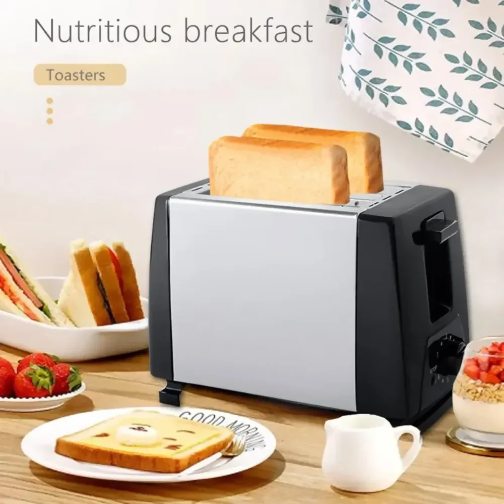 TOSTADORA ELÉCTRICA 2 REBANADAS 650W SOKANY BANDEJA EXTRAÍBLE ✅ - Image 3