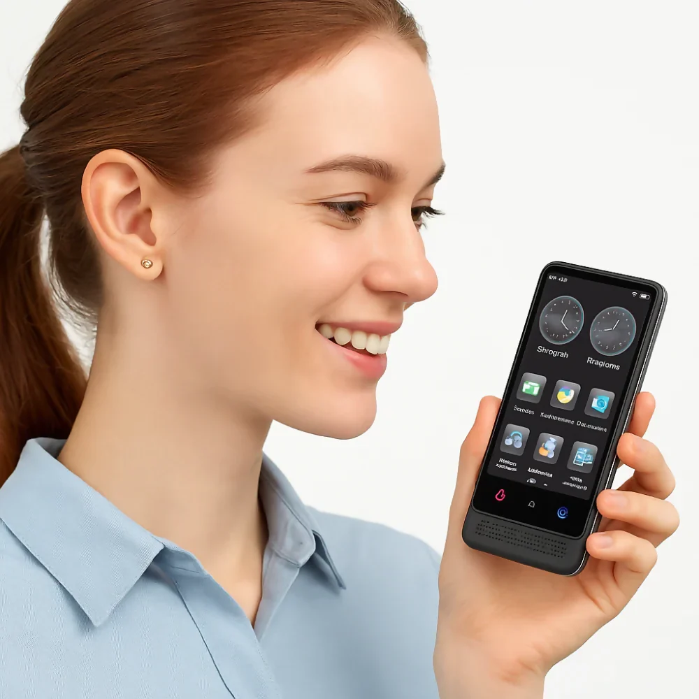 🧠TRADUCTOR IDIOMAS INTELIGENTE TIEMPO REAL 137 IDIOMAS WIFI M12 📱 - Image 2