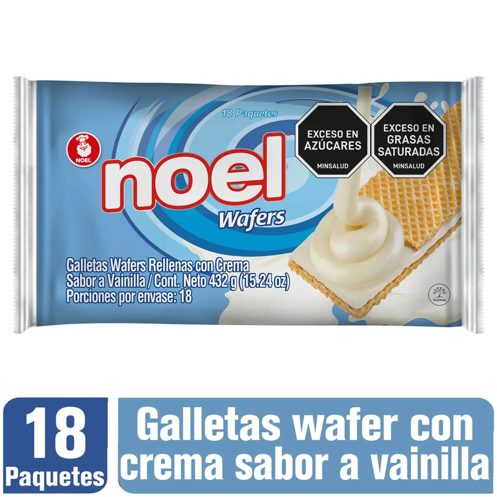WAFERS VAINILLA 12*24G